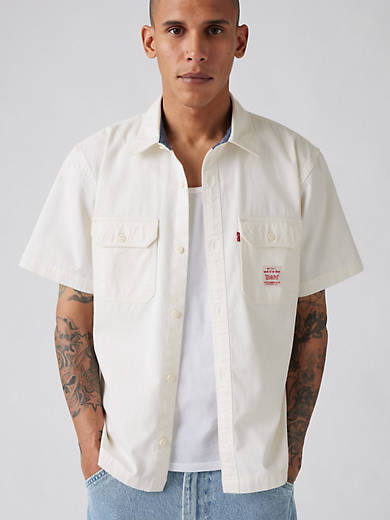 

Рубашка Dalton Workwear с коротким рукавом Levi's, цвет Egret - White