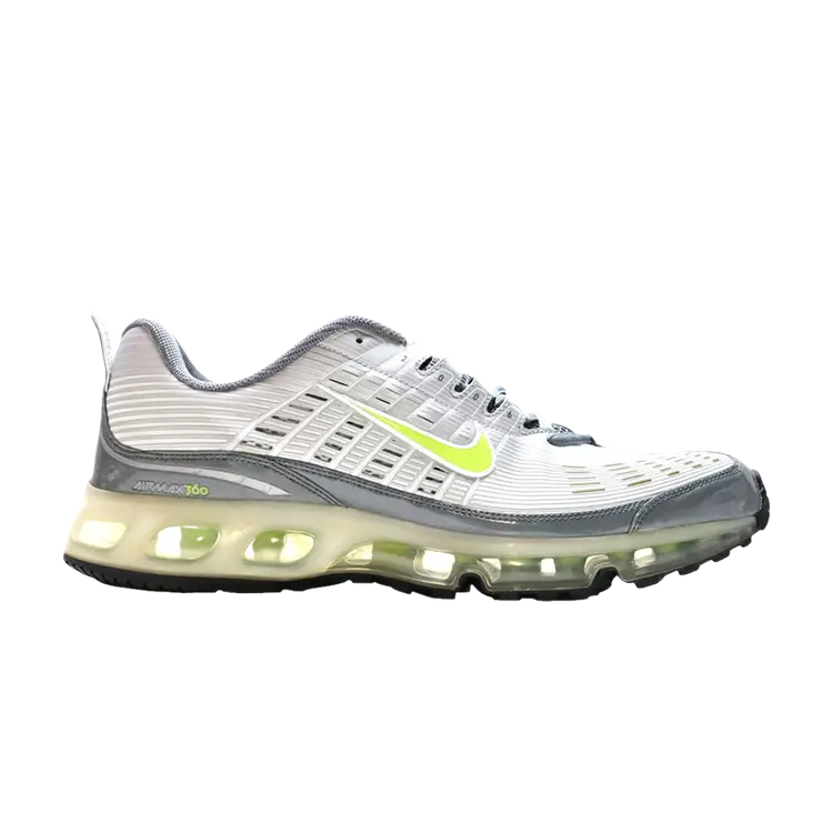 

Кроссовки Nike Air Max 360 'Metallic Silver Green', серебряный, Серый, Кроссовки Nike Air Max 360 'Metallic Silver Green', серебряный