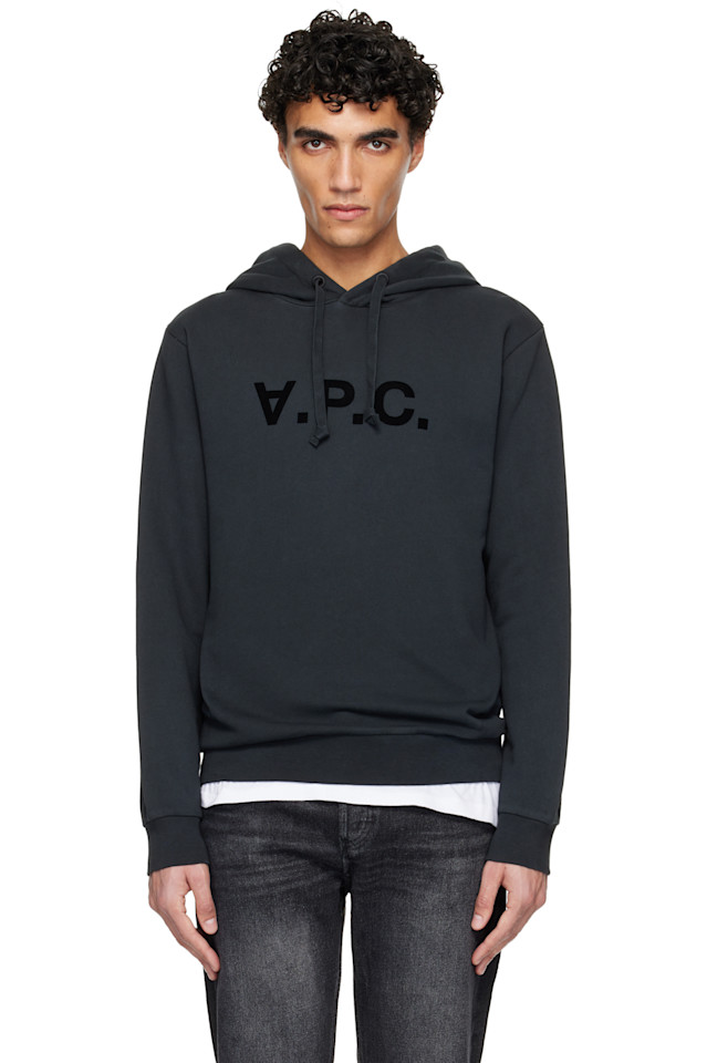 

A.P.C. Черная стандартная толстовка Grand 'VPC'