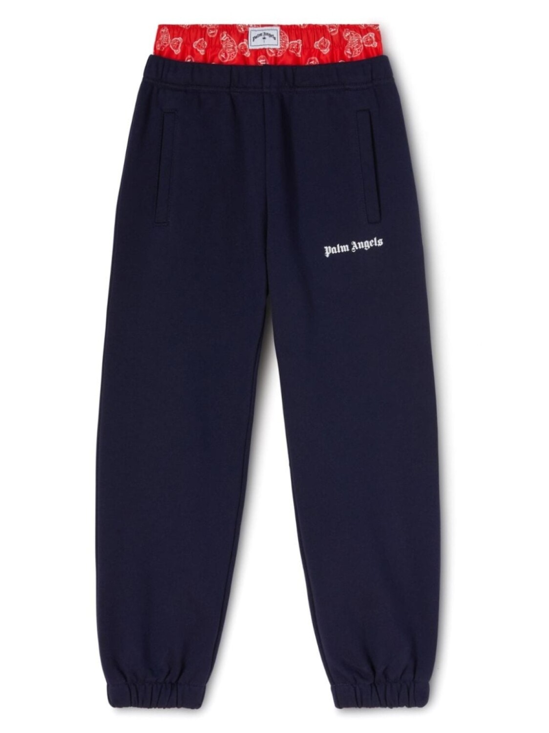 

Palm Angels Kids спортивные брюки Bears с эластичным поясом, синий