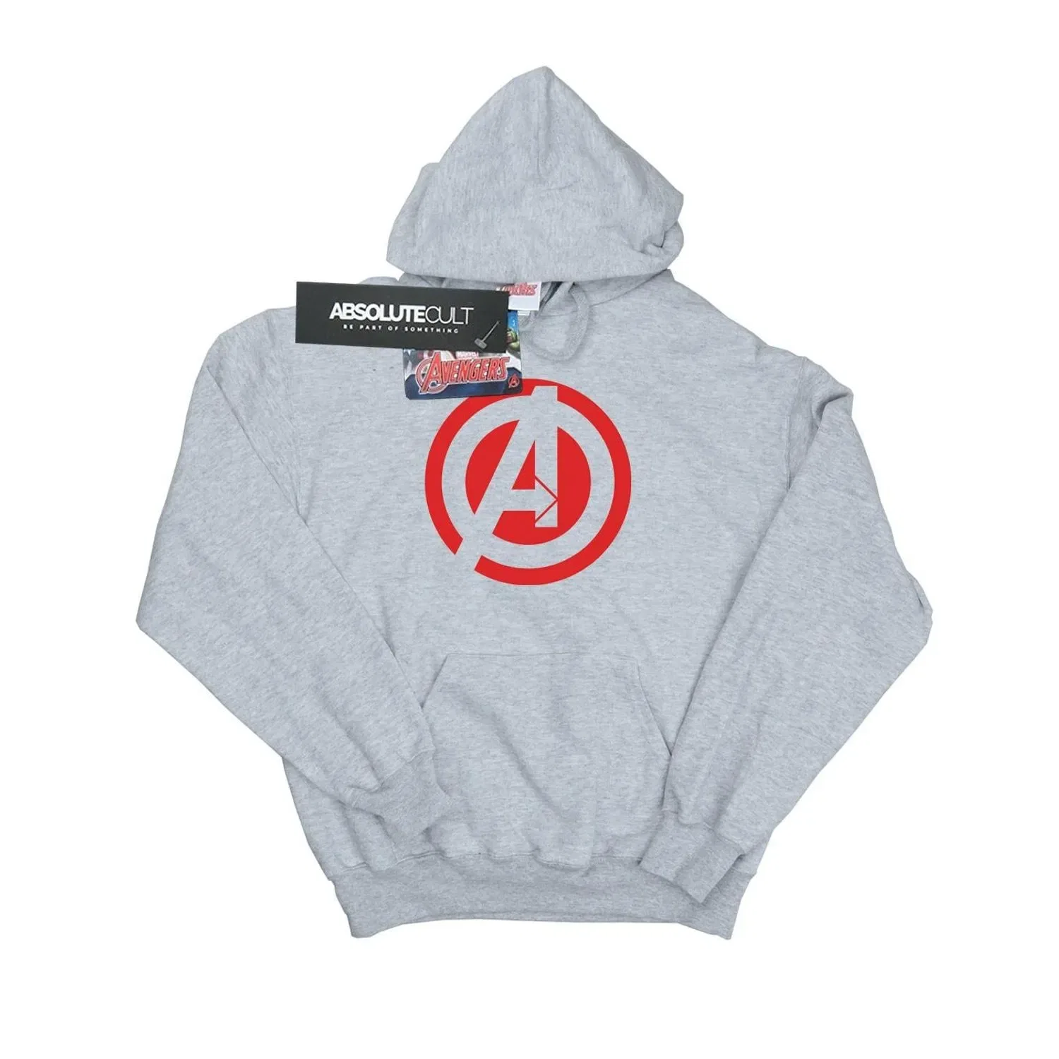 Худи Marvel Avengers Assemble с принтом, серый — фото 2