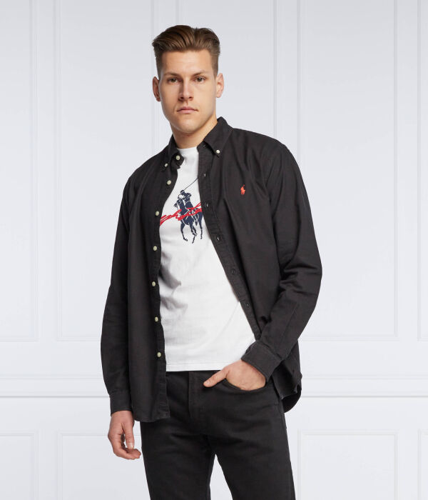 

Рубашка Custom fit Polo Ralph Lauren, черный
