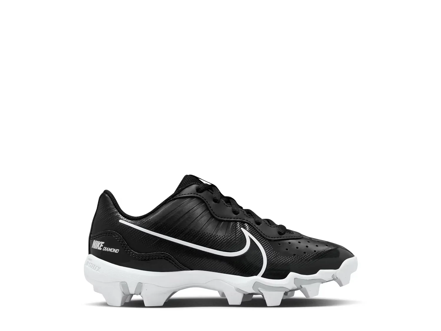 

Кроссовки Alpha Huarache 4 Keystone Baseball Cleat Nike, черно-белый