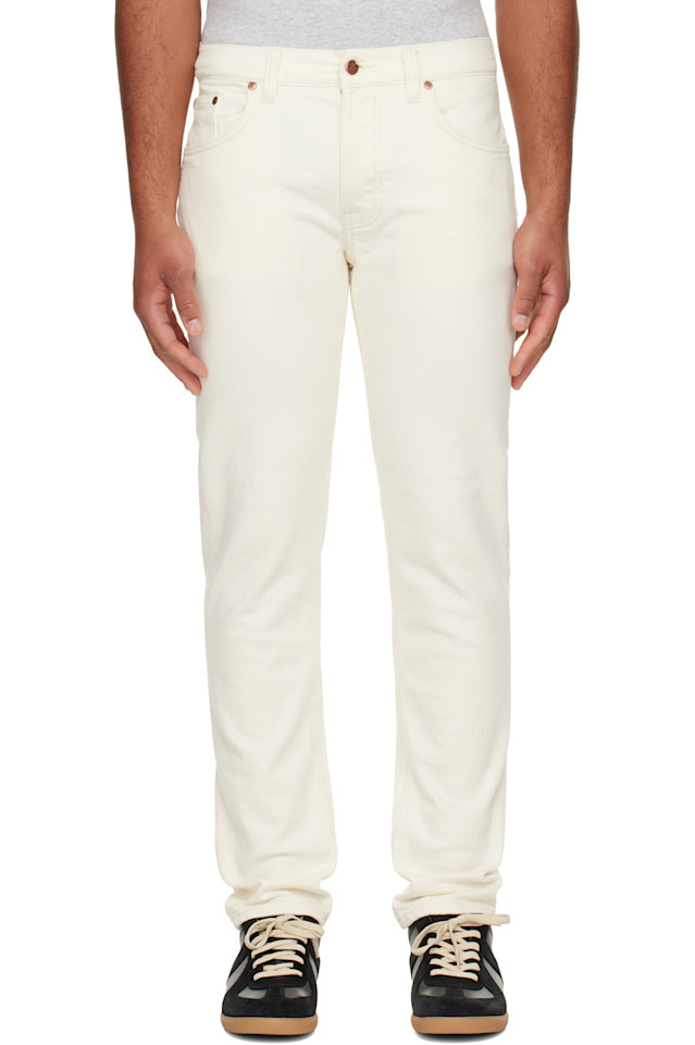 

Nudie Jeans Джинсы Off-White Solid Ollie