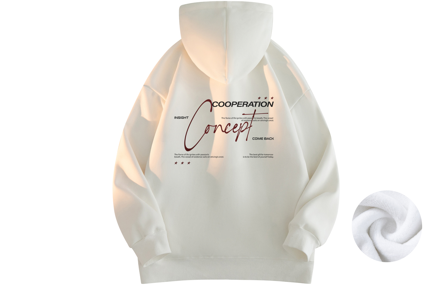 

Толстовка Unisex Hooded Thickened Regular WARRIOR, белый [fleece-lined]