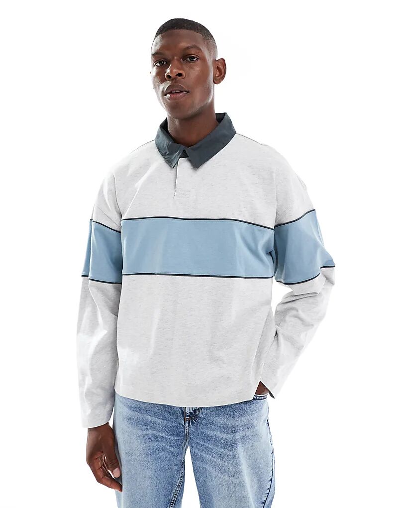 

Укороченное поло для регби Cotton On белого цвета