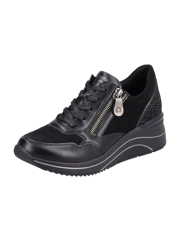 Низкие кроссовки remonte Wedges, черный