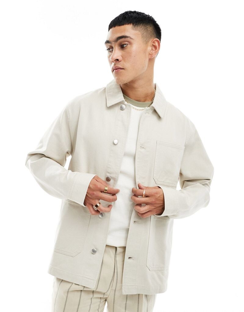 

Твиловая куртка ASOS DESIGN