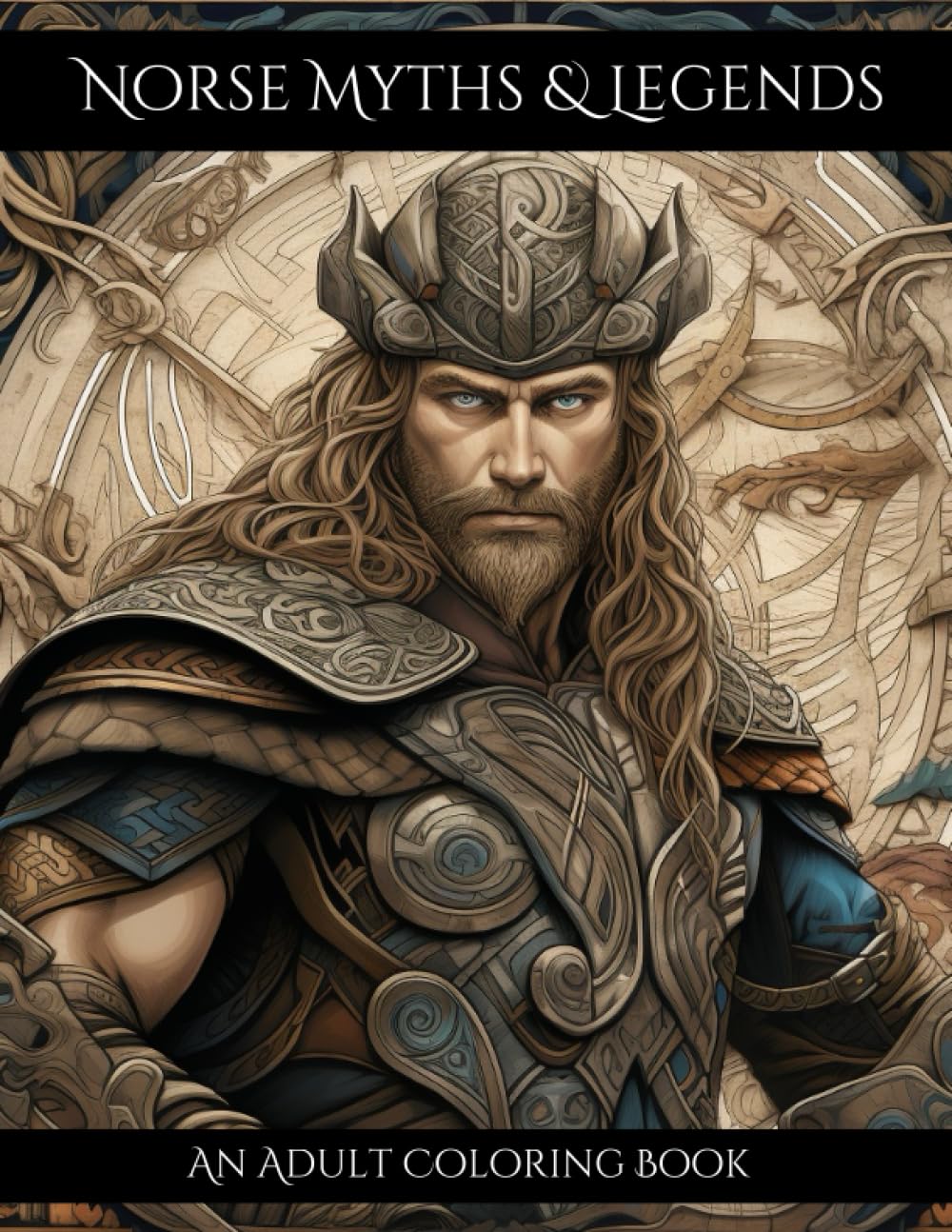 

Norse Myths & Legends : an adult coloring book (Independently published)