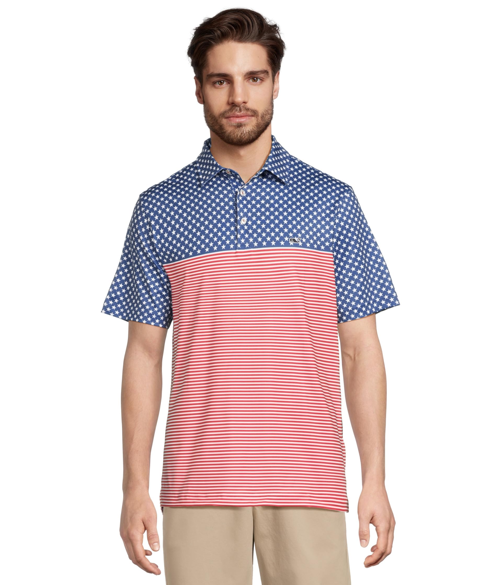 

Поло Vineyard Vines Bradley Stripe Sankaty Polo, Stars & Stripes