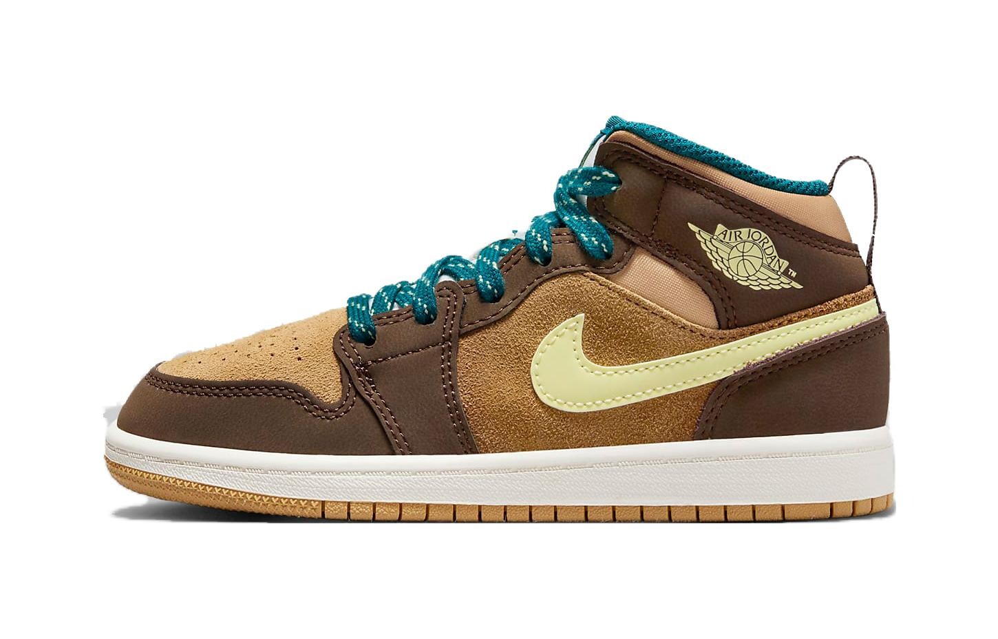 

Jordan Air Jordan 1 Детские баскетбольные кроссовки PS, Brown