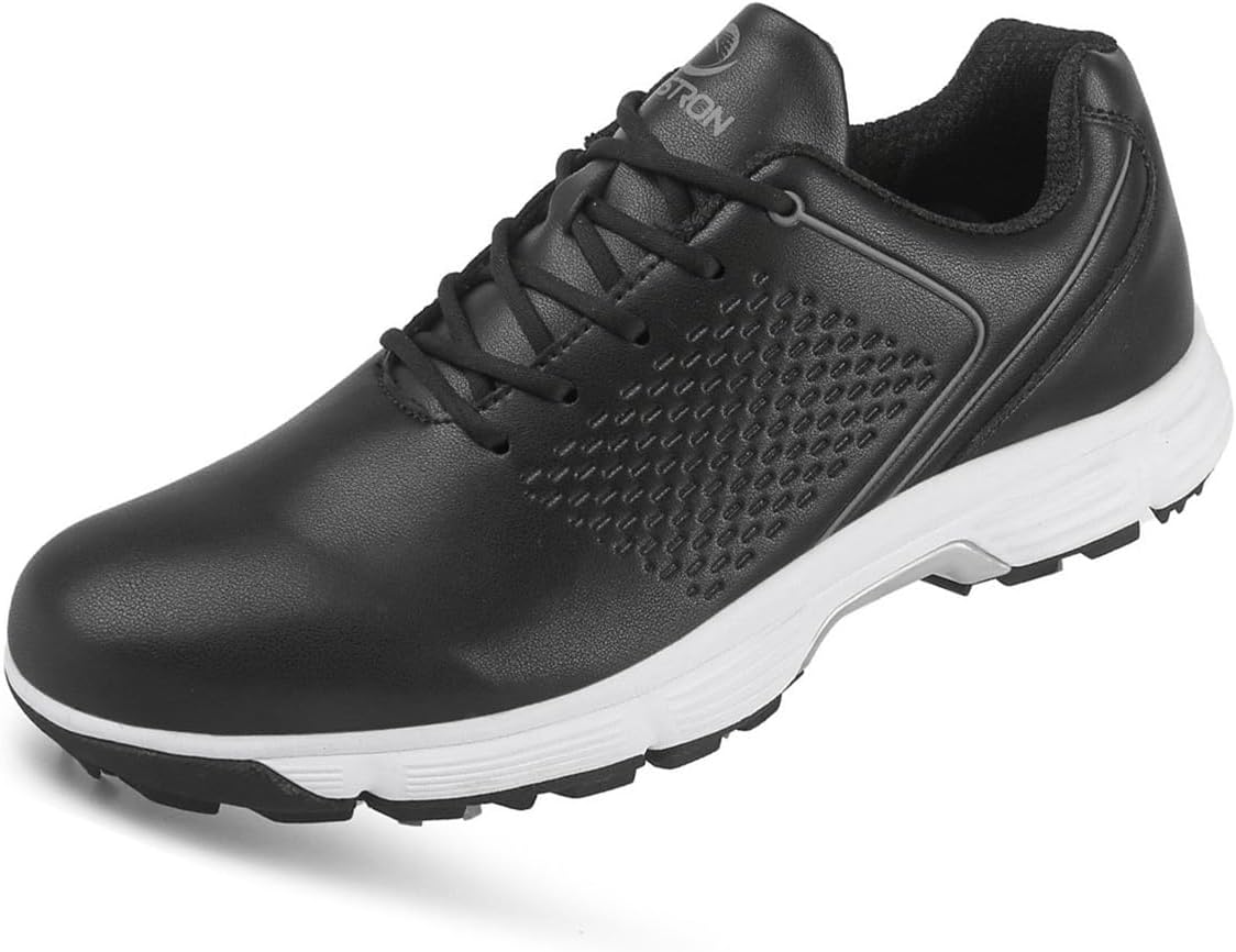 

Мужские гольф-кроссовки с 7 шипами, противоскользящие, удобные спортивные кроссовки для тренировок и фитнеса в гольфе Omcam, черный