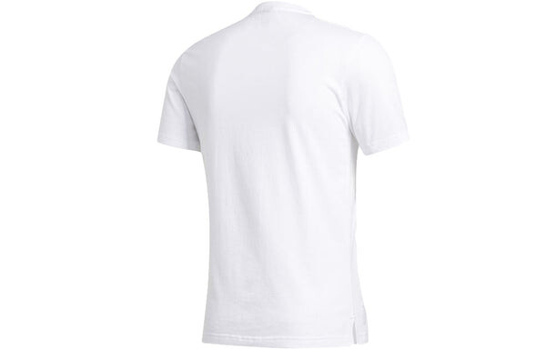 Футболка printed crew neck short sleeve men's white Adidas, белый — фото 2