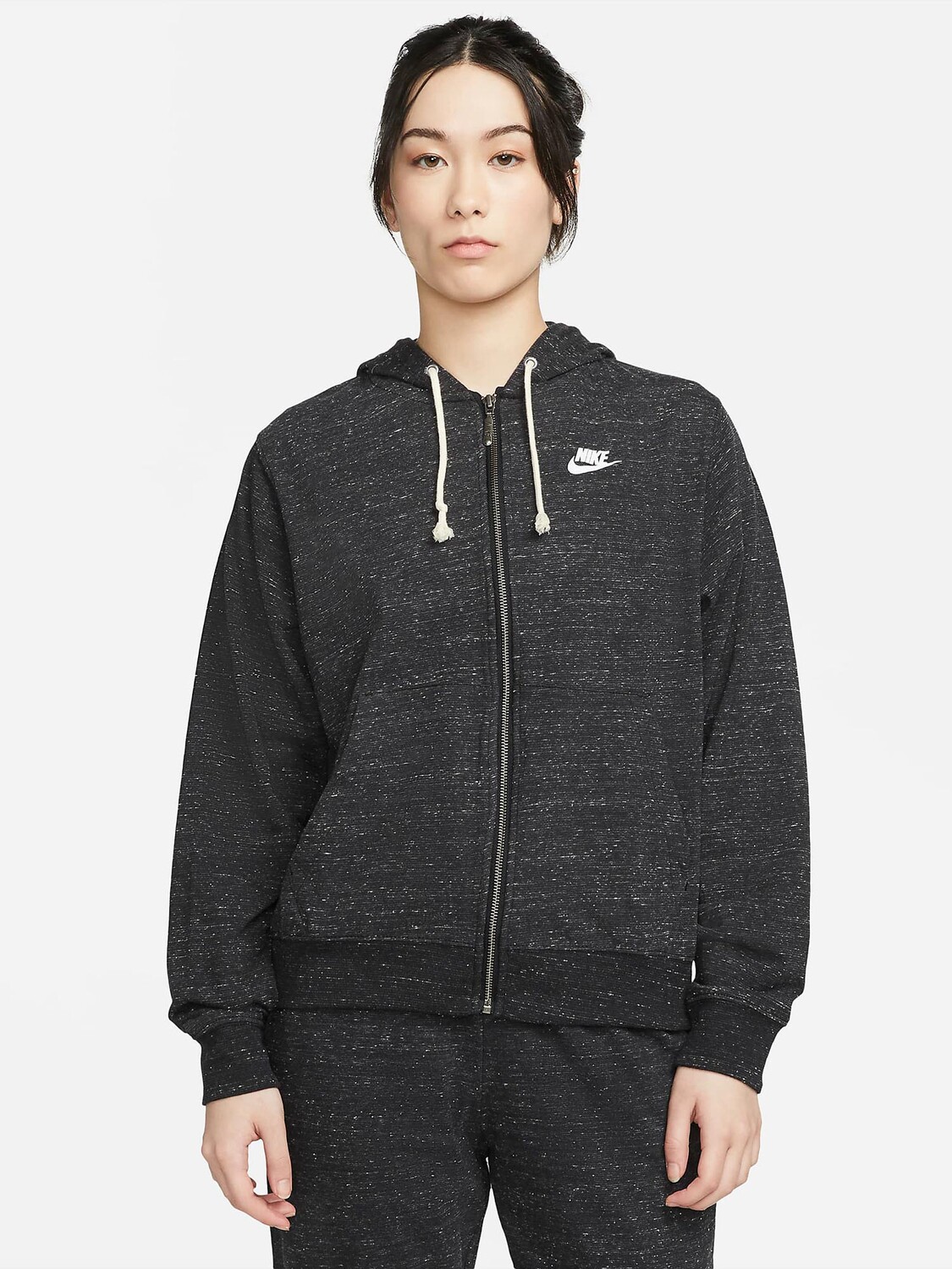 

Толстовка Nike W NSW GYM VNTG EASY FZ HOODIE, черный