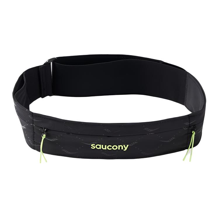 

Полиамидная поясная сумка Unisex Jet Black Saucony, черный