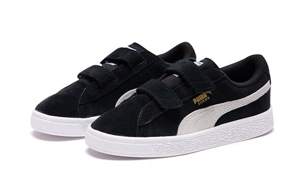 Кроссовки suede 2 straps 'black white' Puma, черный — фото 3