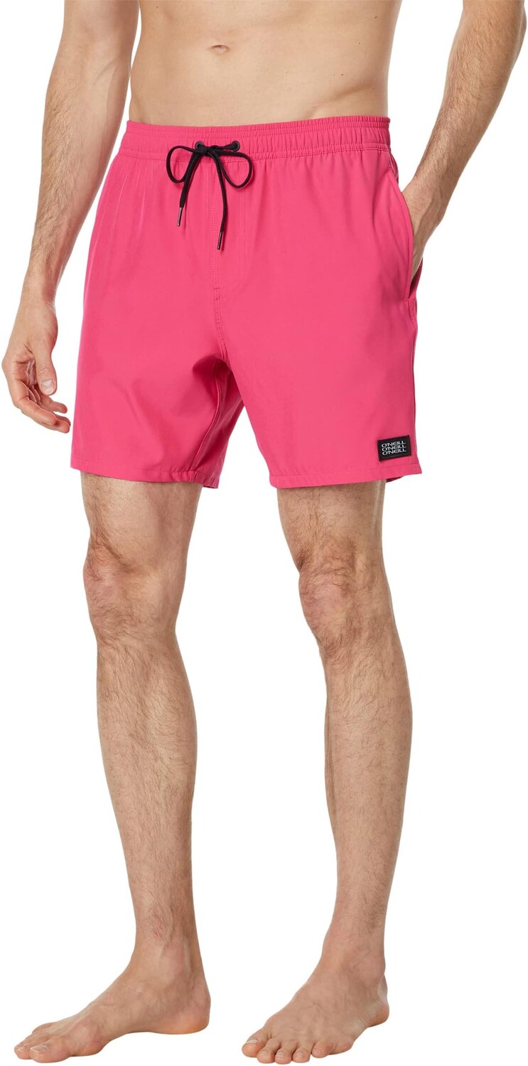 

Шорты для плавания O'Neill Solid 17" Volley, цвет Fuchsia
