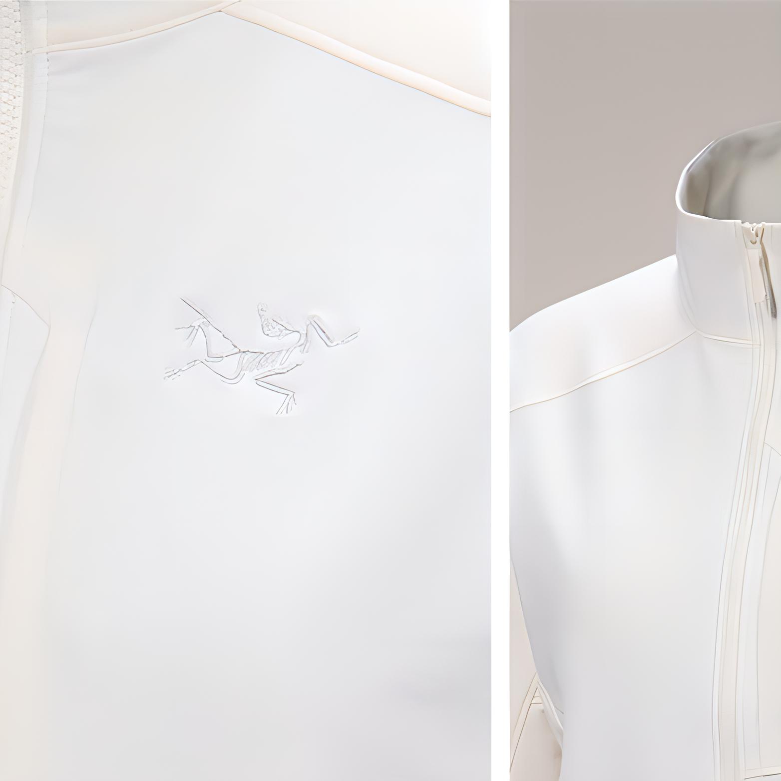 Arcteryx Ветровка Gamma Series SS25 ветронепроницаемая дышащая износостойкая женская полярно-белая, Polar White/Arctic Silk — фото 3