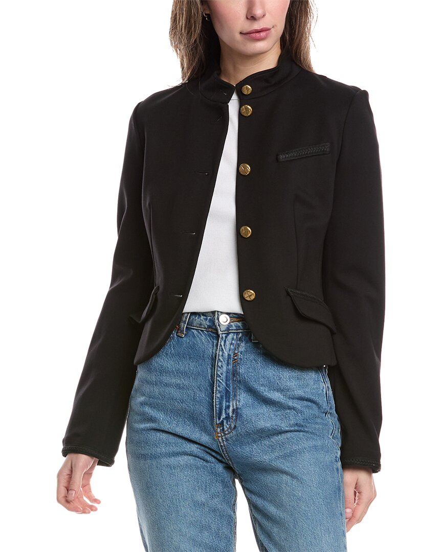 

Укороченный блейзер Ponte от Slade Braided rag & bone, черный