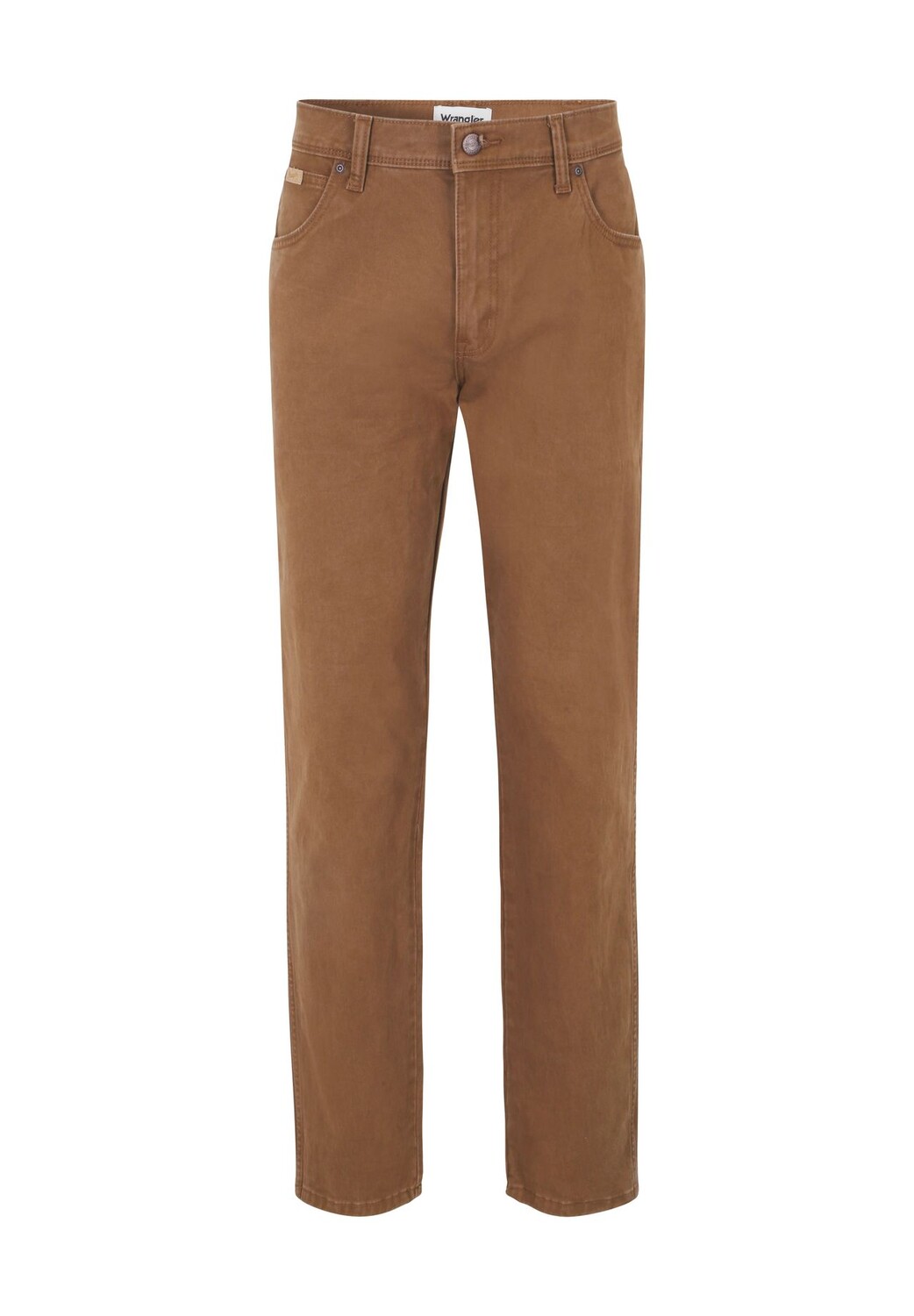 

Джинсы Техас, однотонные, эластичные, мужские Wrangler, цвет Brwn Prw Chct