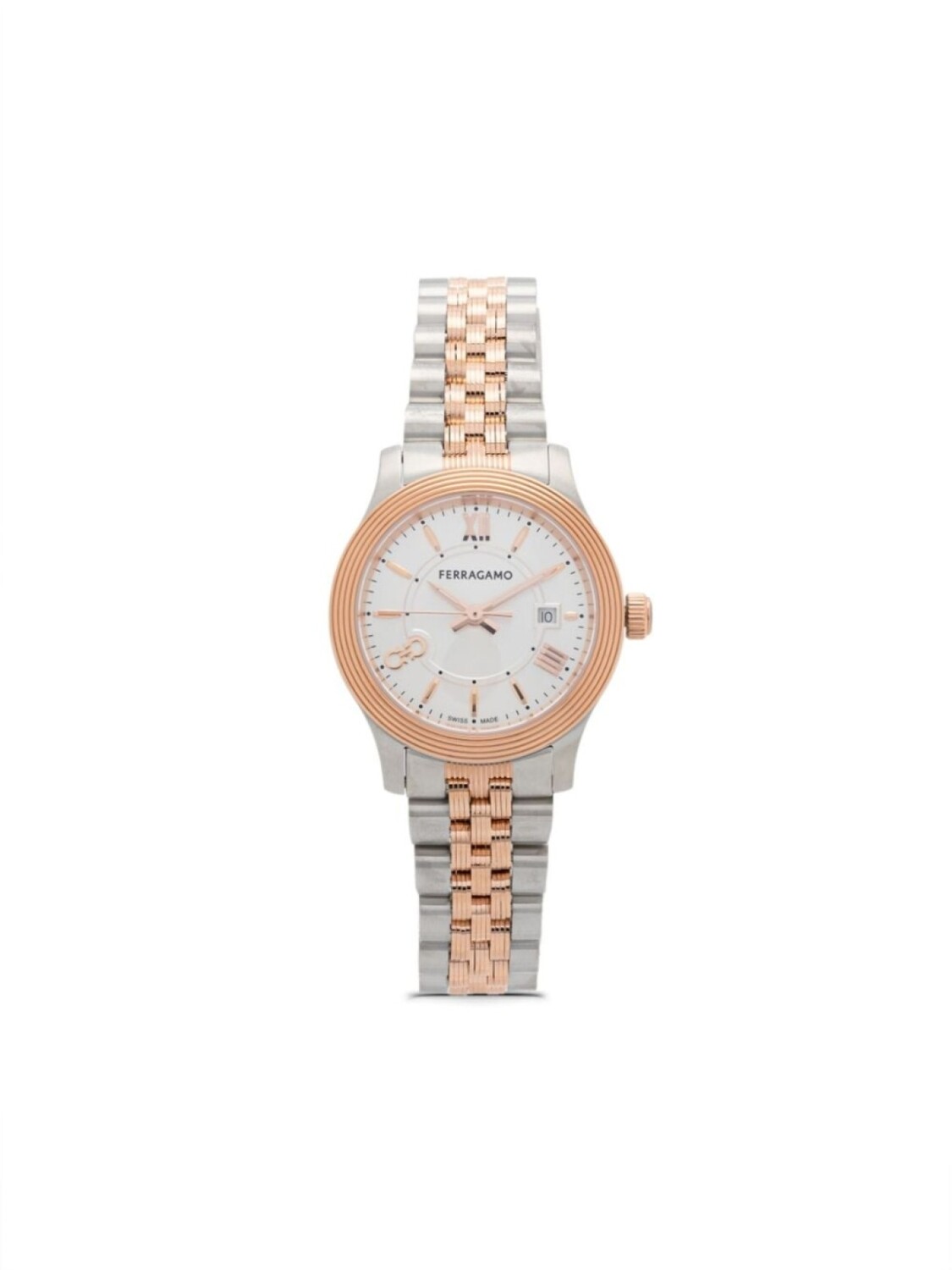 

Наручные часы Vega Bicolor 28 мм Ferragamo, белый