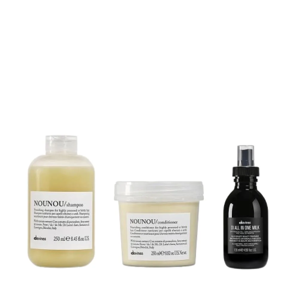 Увлажняющий шампунь и кондиционер Davines NOUNOU