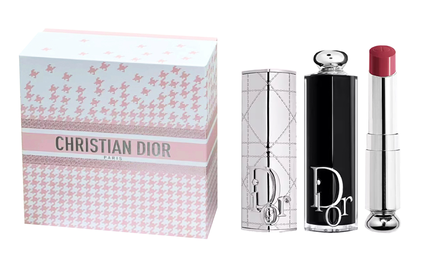 DIOR Ограниченная серия 520 Silver Wicker Pattern Enchanting Box помада глянцевая легко растушевывается 3,2г — фото 2
