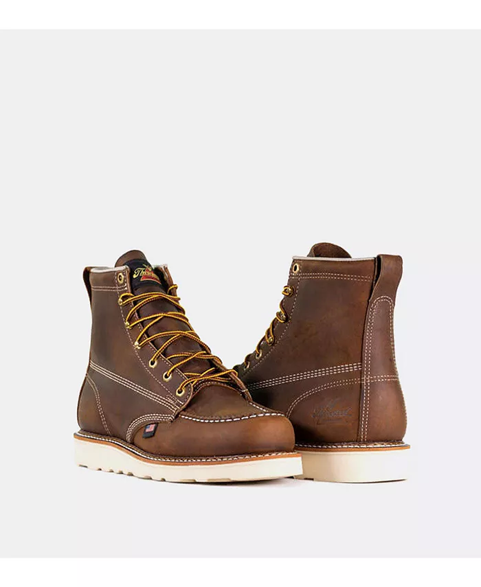Американские рабочие ботинки Heritage 6" Moc Toe для мужчин Thorogood, коричневый — фото 3