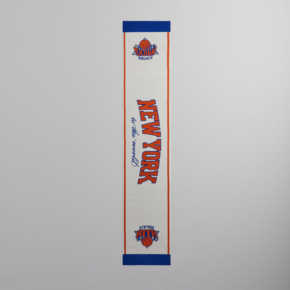

Шарф Kith for the New York Knicks Logo Knitted Scarf, цвет Silk