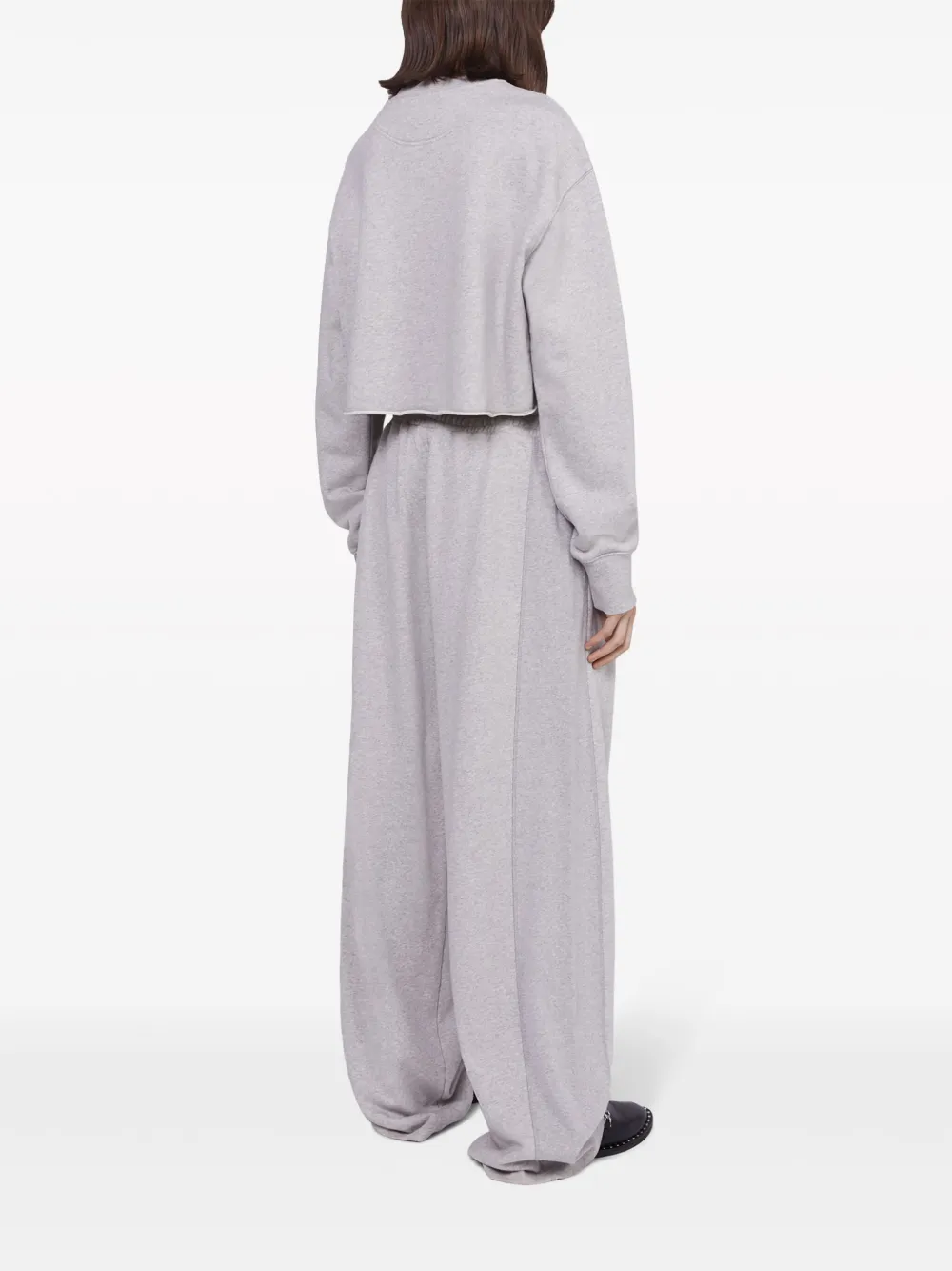 Спортивные брюки S-Wave из органического хлопка с кулиской STELLA MCCARTNEY, серый — фото 3