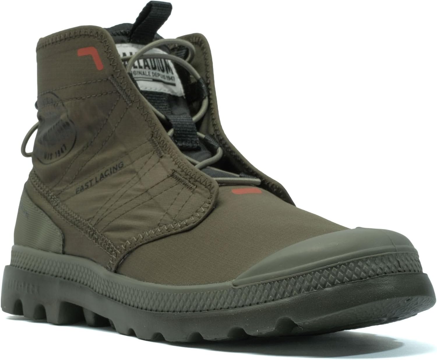 Мужские ботинки Palladium Pampa Travel Lite RS из нейлона Ripstop, зеленый — фото 2