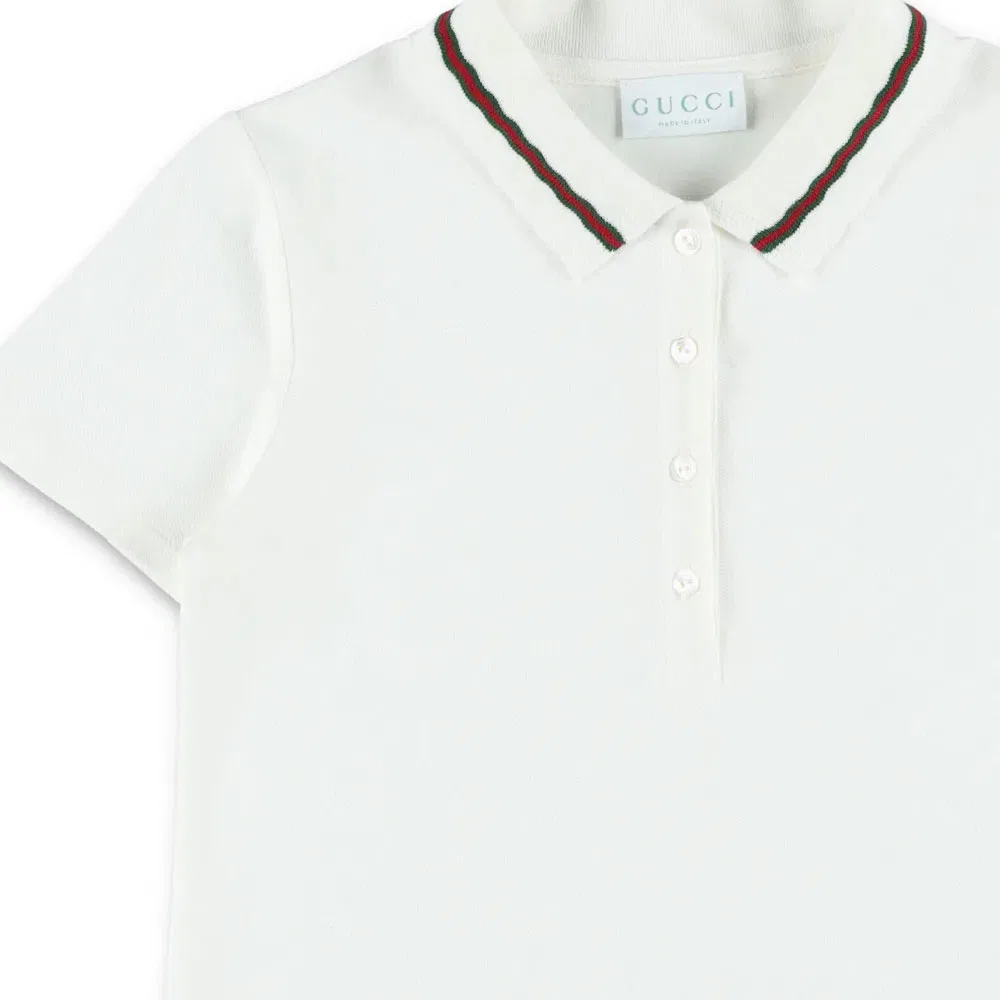 Женское платье GUCCI moderate, классический стиль, белый — фото 4