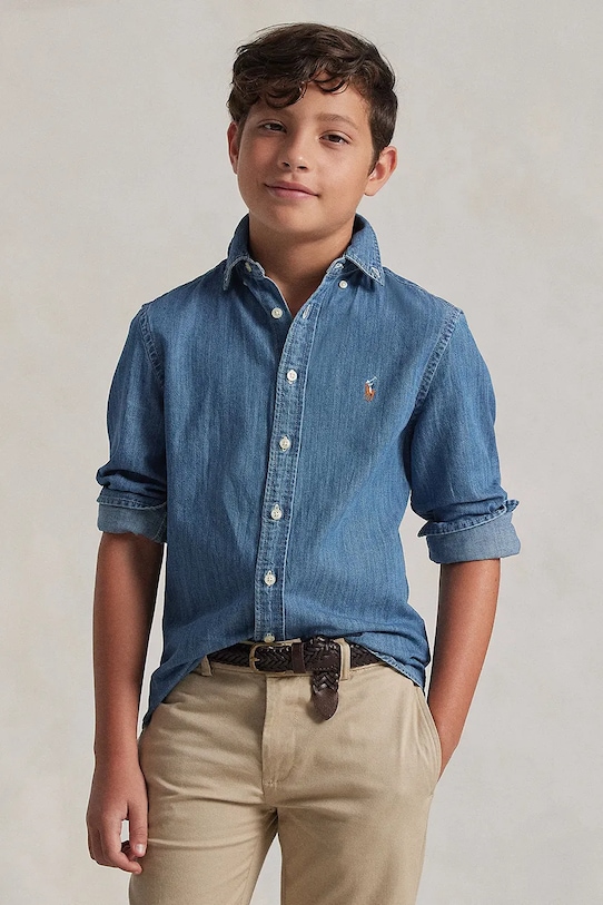 

Рубашка Polo Ralph Lauren, синий