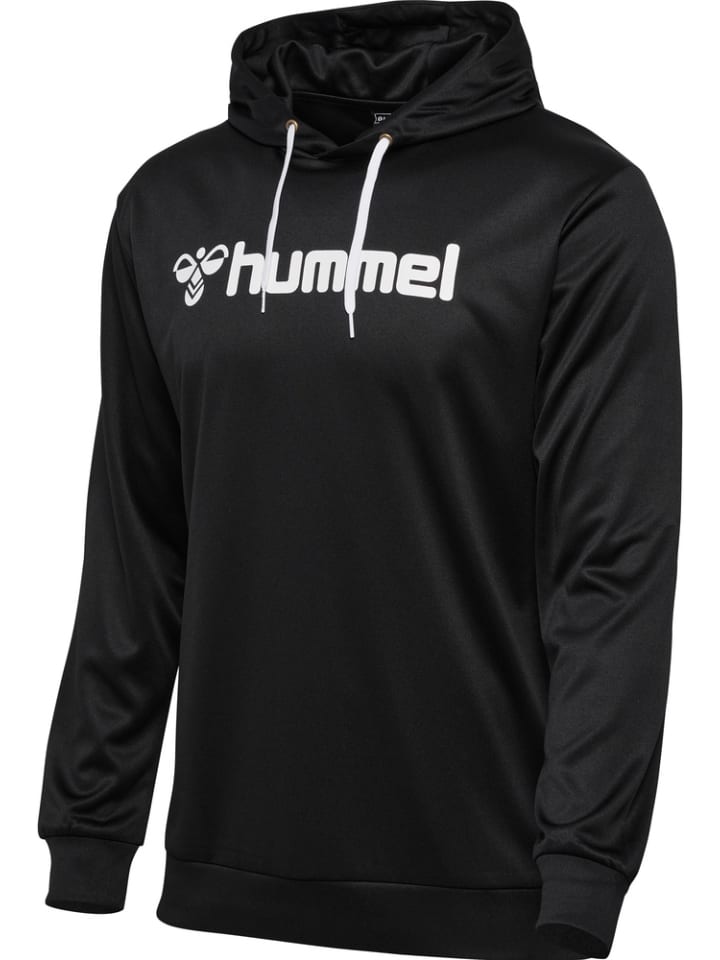 

Толстовка Hmllogo Hoodie черного цвета Hummel