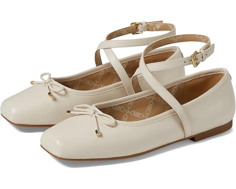 

Туфли на плоской подошве MICHAEL Michael Kors Collette Flex Ballet, цвет Light Cream