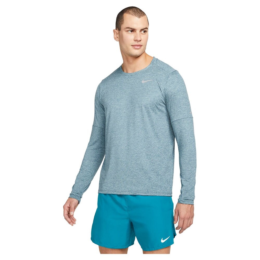 

Футболка с длинным рукавом Nike Dri Fit Element Crew, зеленый