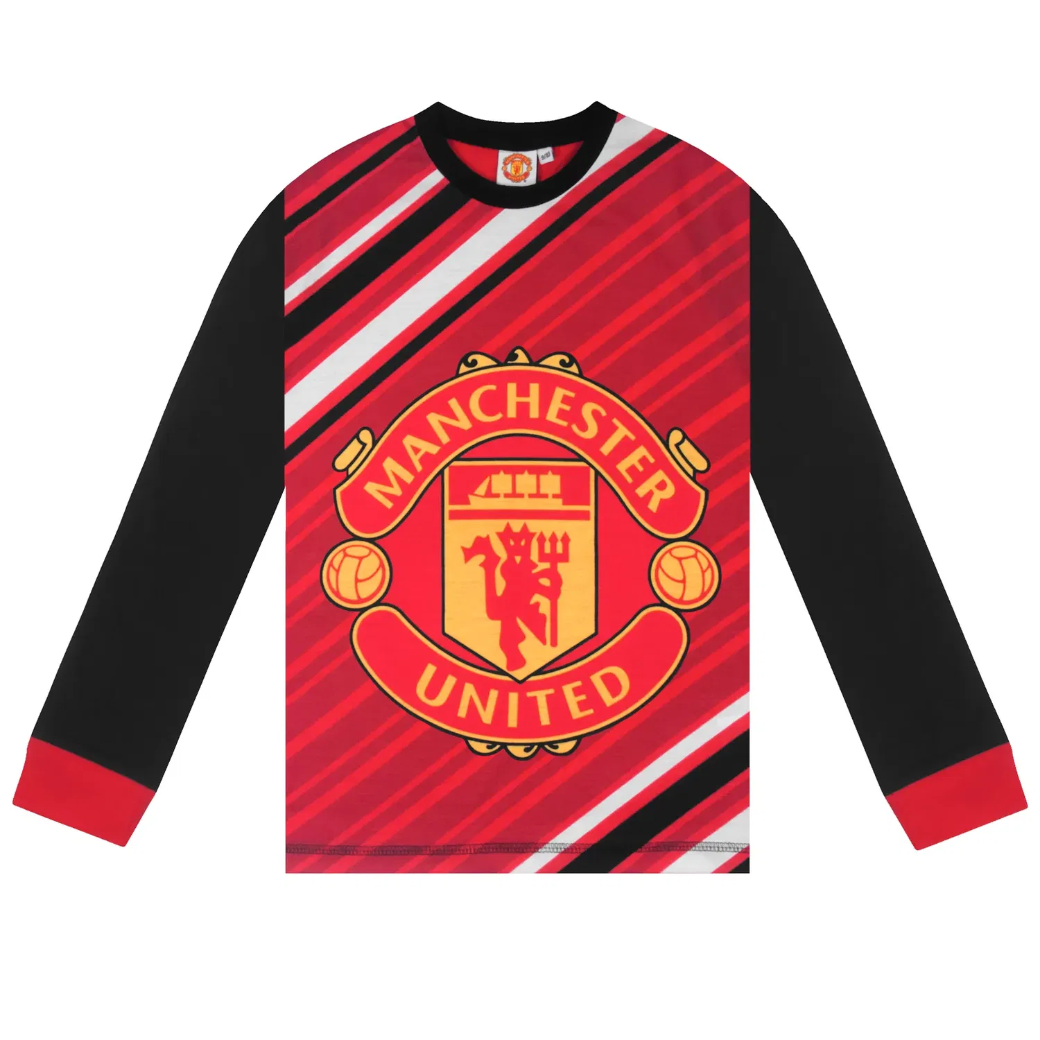 Пижама детская с принтом Manchester United FC, красный — фото 2