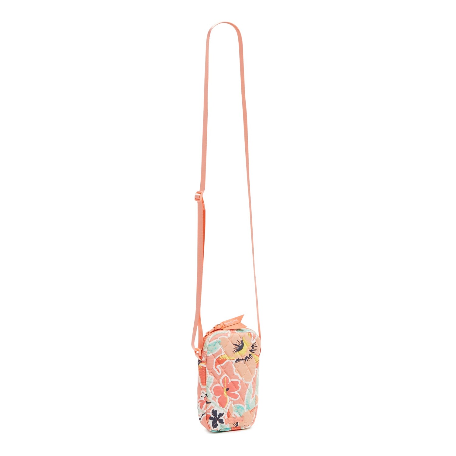 

Легкая сумка через плечо из хлопка Outlet Vera Bradley, цвет Rain Forest Lily Coral