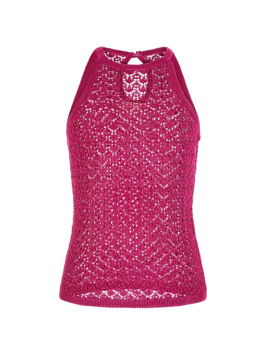

Топ GUESS Knitted Top, фиолетовый