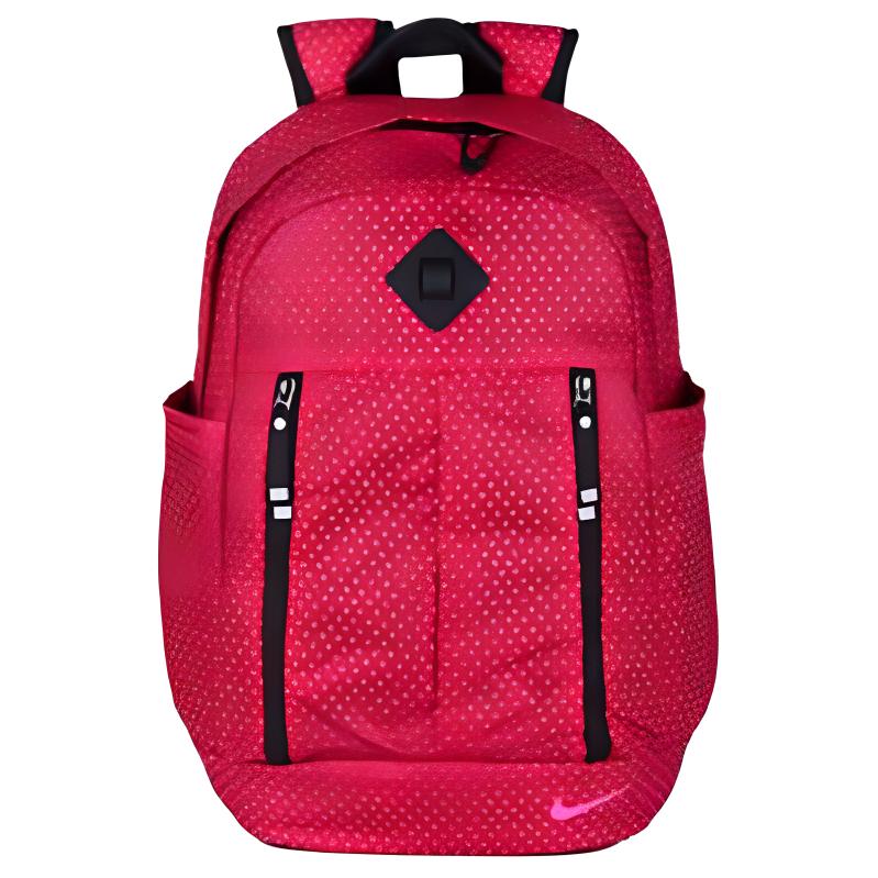 

Nike Полиэстеровый рюкзак обычный женский розово-красный, Rose Red