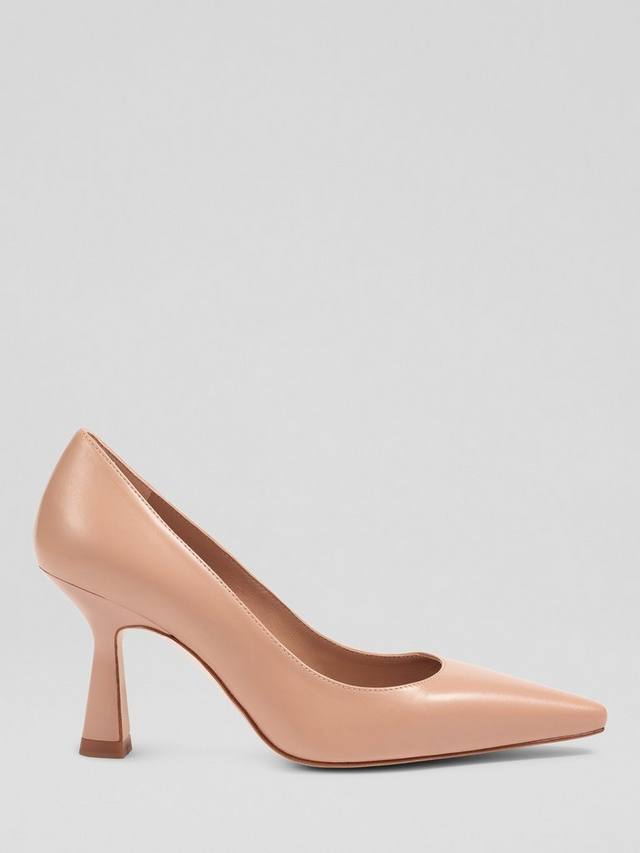 Florena Leather туфли-лодочки на каблуке kitten heel L.K.Bennett, Trench