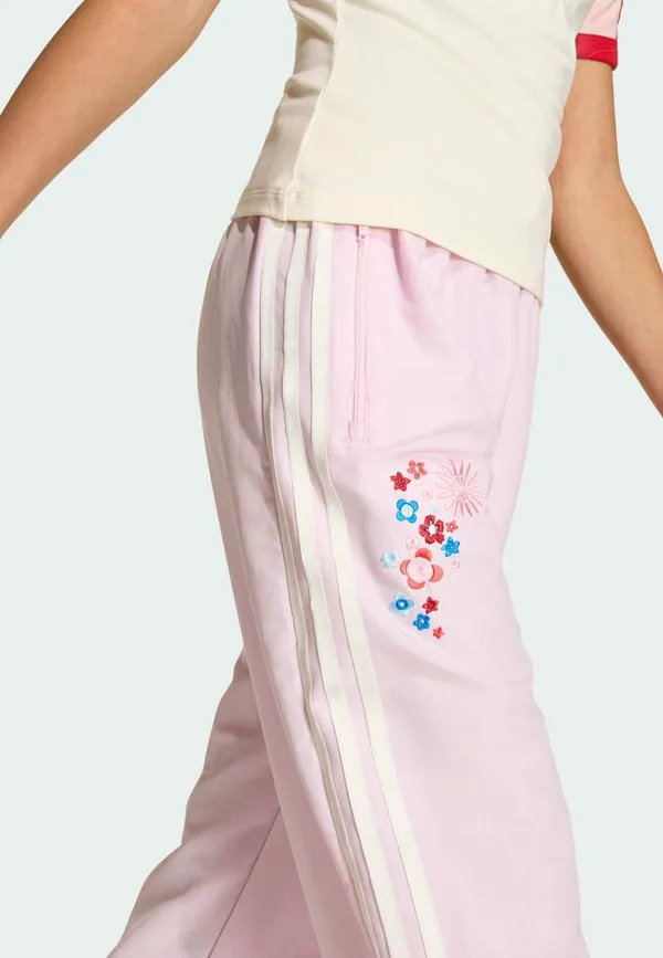 Спортивные штаны x liberty london Adidas Originals, Clear Pink — фото 4