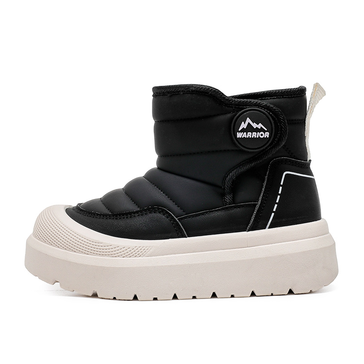 Высокие детские зимние сапоги Abrasion Resistant Waterproof Thermal Height Increasing Slip Resistant WARRIOR, коричневый — фото 3