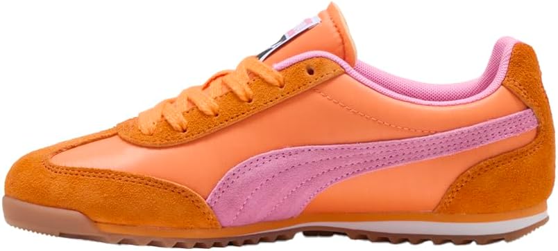 Мужские кроссовки PUMA Arizona из нейлона с шнуровкой - оранжевые — фото 3