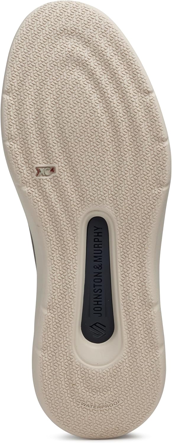 Мужские кроссовки Johnston Murphy XC4 Prentiss 2 с простым носком Johnston & Murphy, Stone Oiled Waterproof Full Grain — фото 4