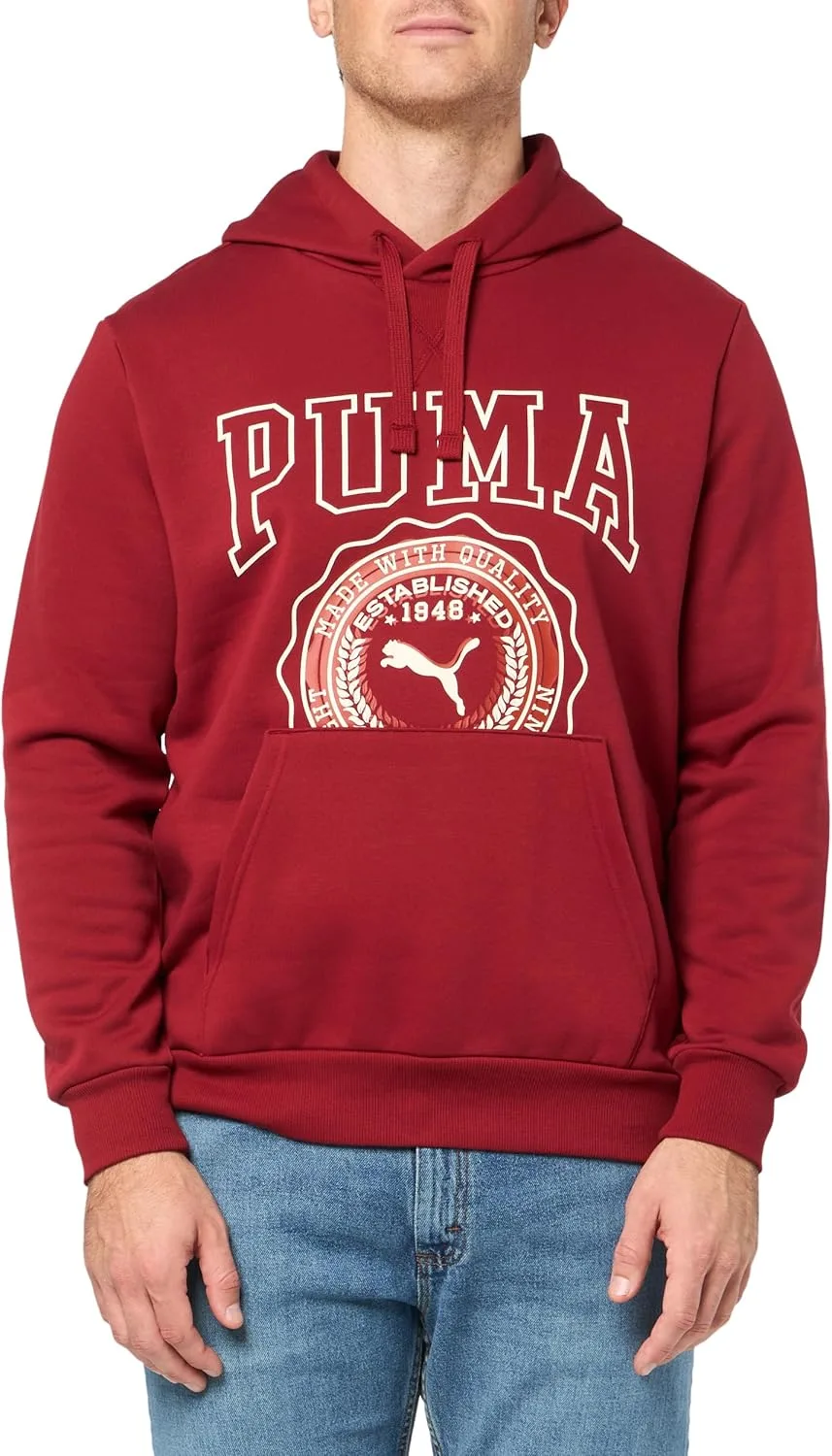 

PUMA мужская спортивная толстовка с капюшоном в стиле Vintage - Black