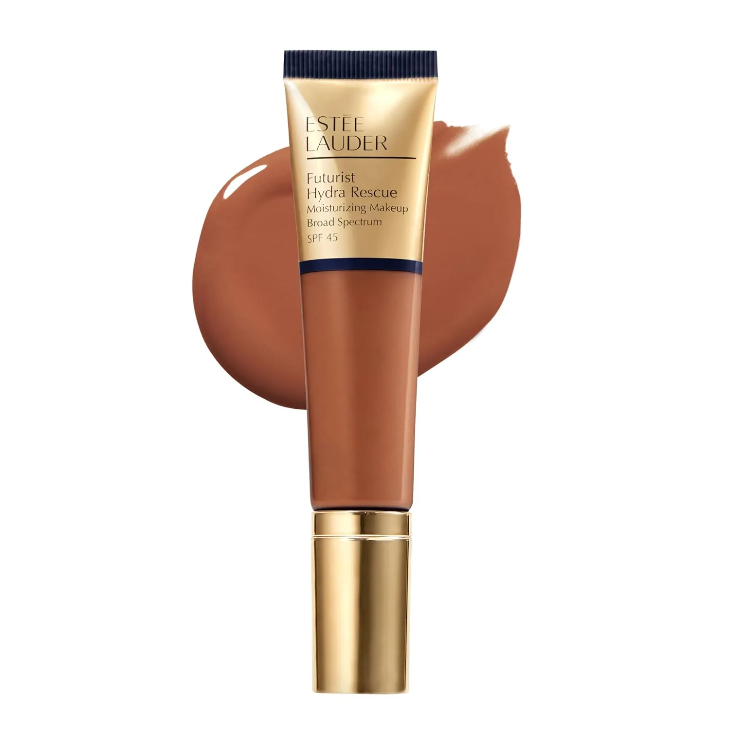 Увлажняющая тональная основа Estée Lauder Futurist Hydra Rescue с SPF 45 для 12-часового сияния, 35 мл., 6C1 Rich Cocoa - Very deep with cool subtle red undertones