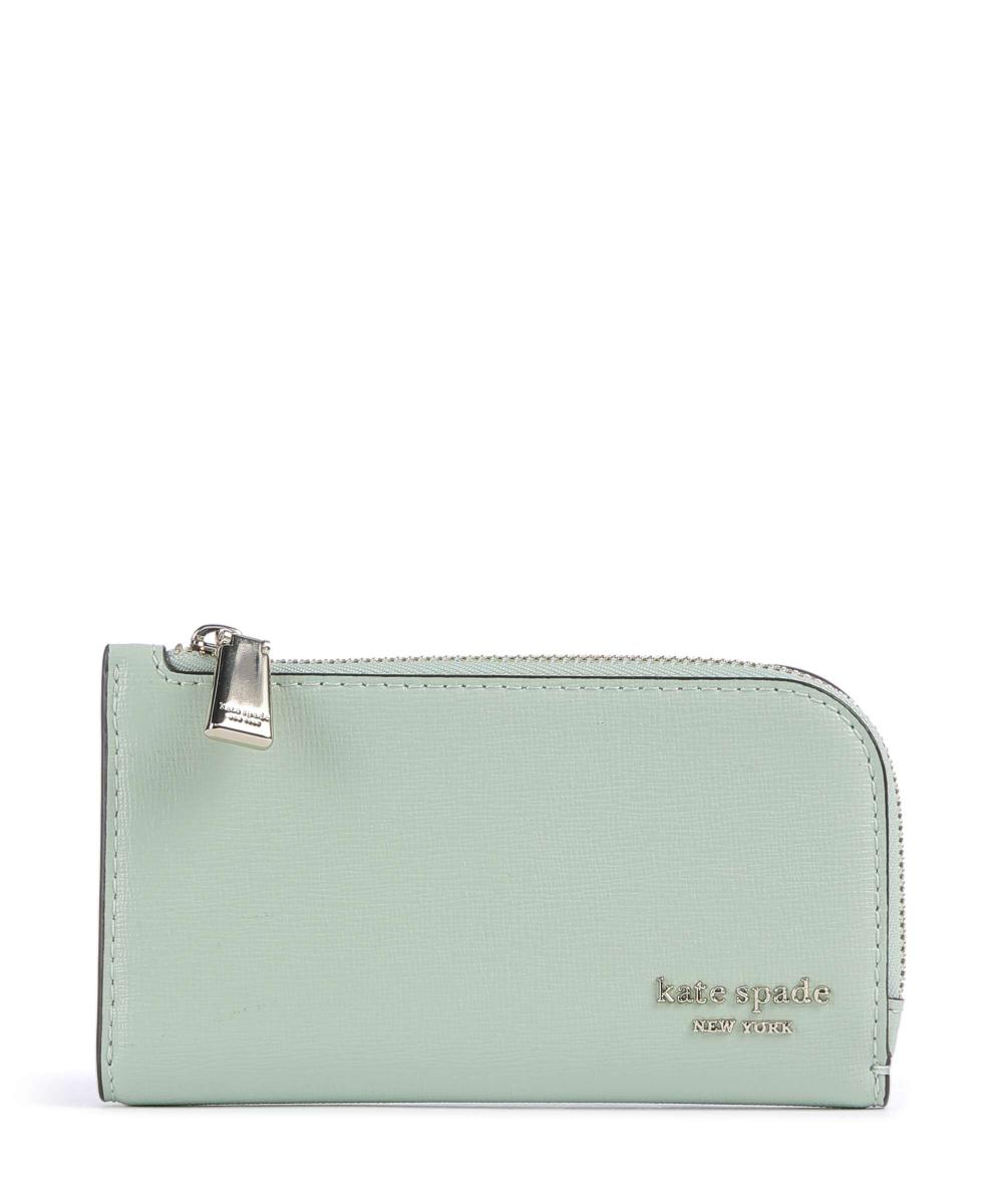 

Кошелек Devin из сафьяновой коровьей кожи Kate Spade New York, зеленый
