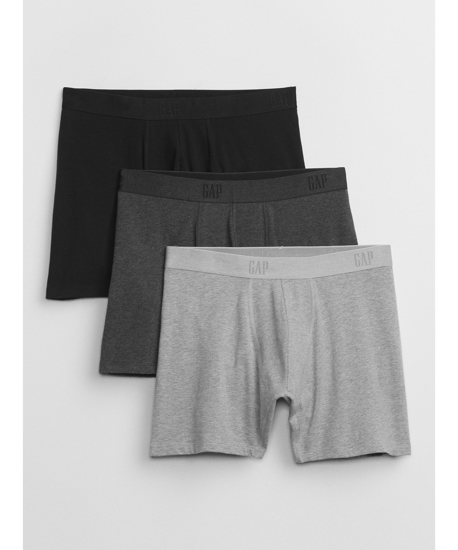 (M) Боксеры 5 дюймов (комплект из 3 шт.) GAP, TRUE_BLACK_MULTI