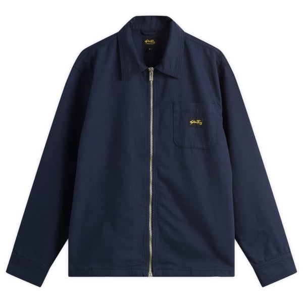 

Рубашка на молнии Stan Ray, темно-синий bedford